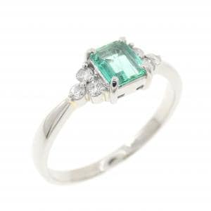 PT900 エメラルド リング 0.53CT