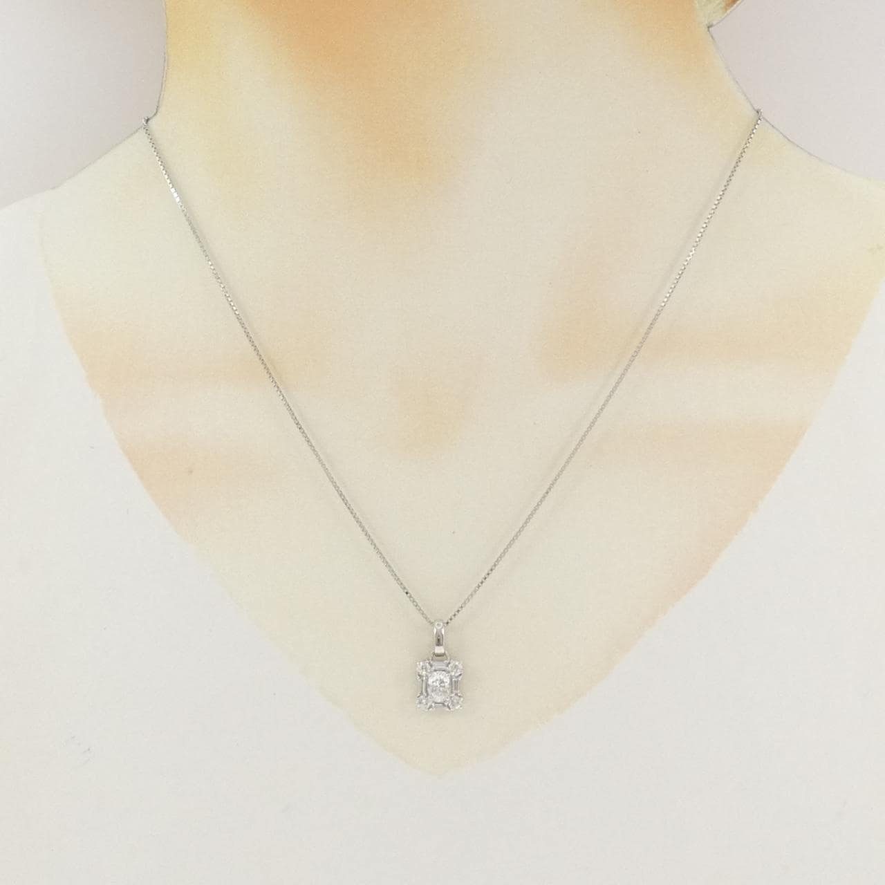 PT900/PT850 ダイヤモンド ネックレス 0.511CT