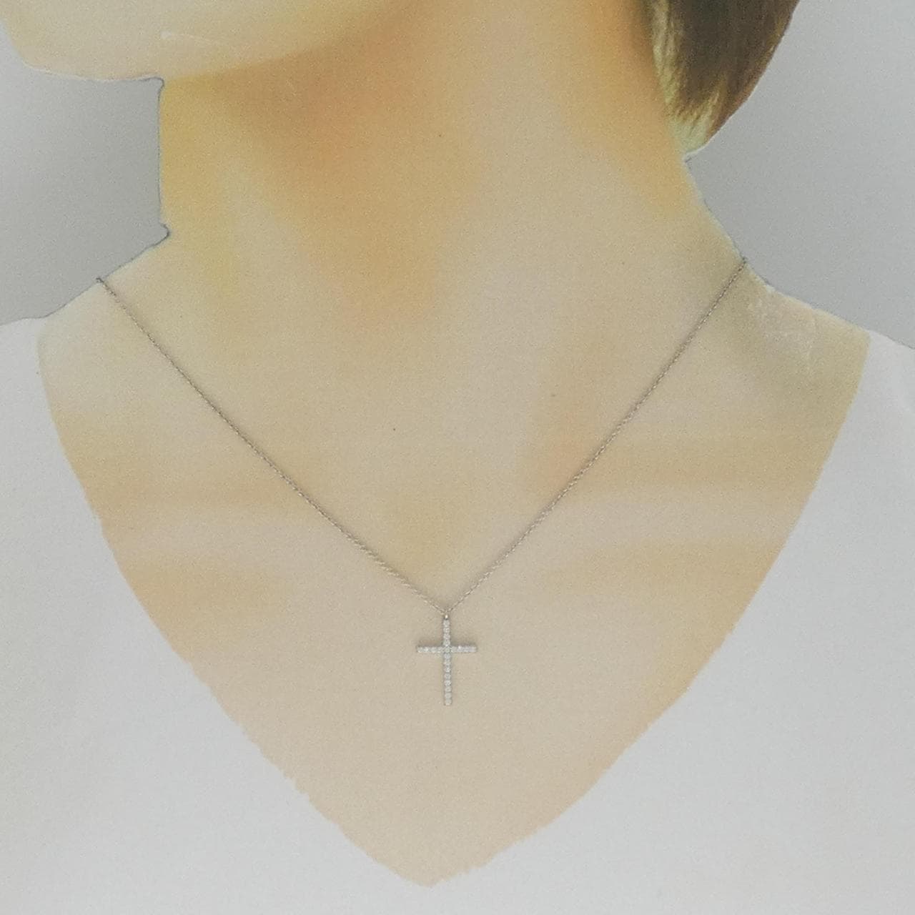TIFFANY Metro Cross 中號項鍊