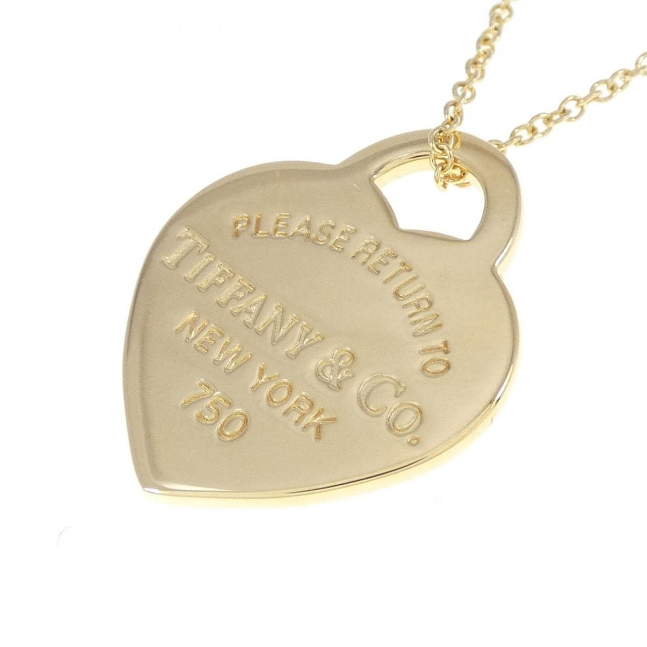 TIFFANY Return to TIFFANY Heart Tag Small Necklace