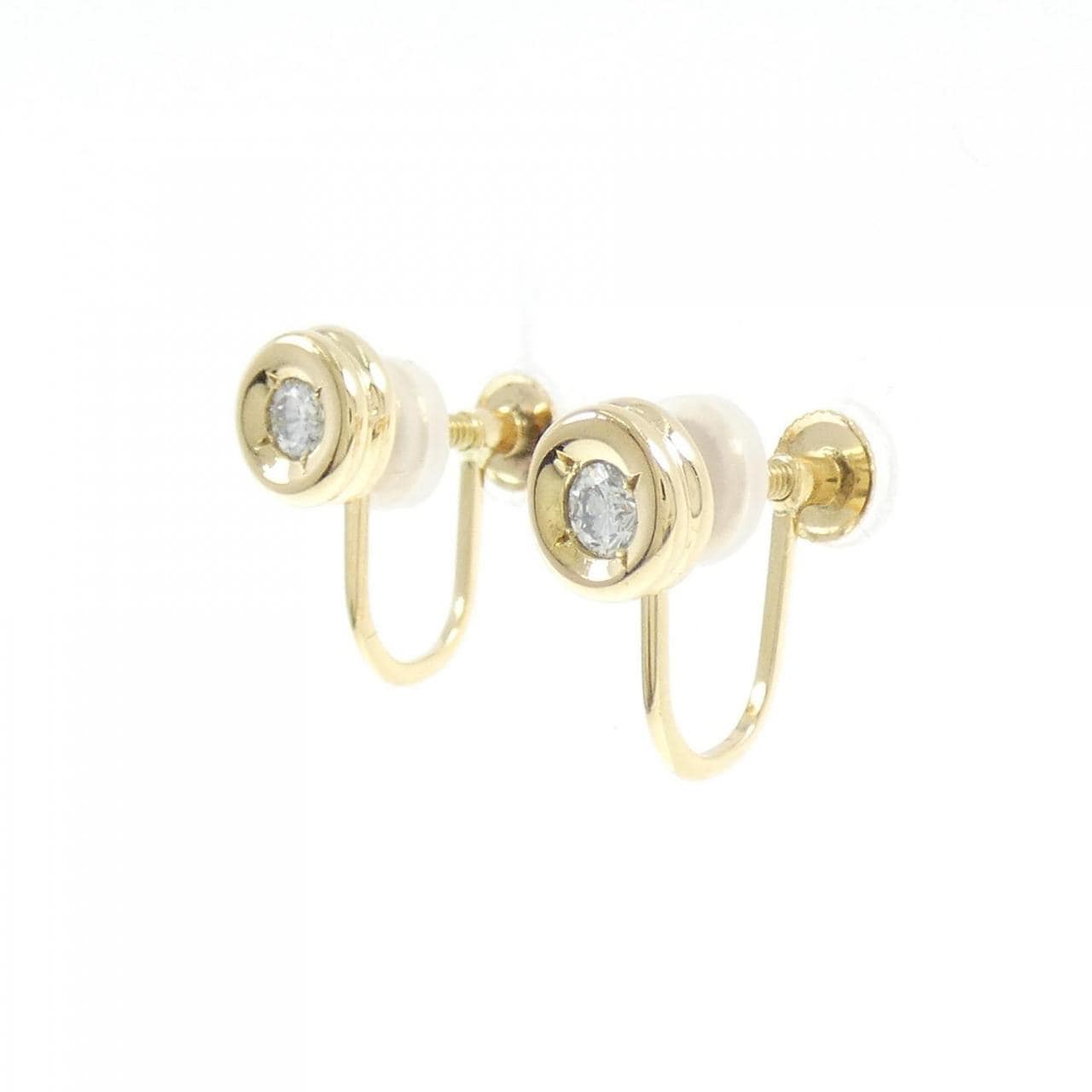 K18YG ダイヤモンド イヤリング 0.16CT