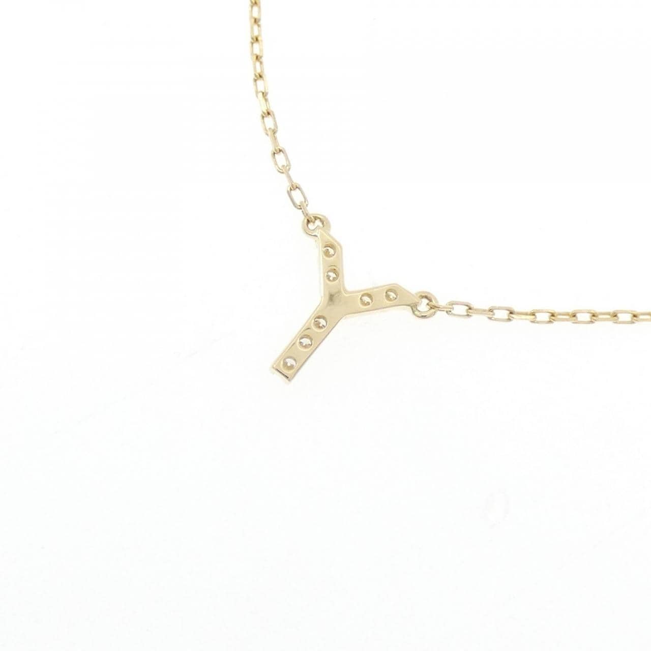 アーカー イニシャル ネックレス 0.03CT
