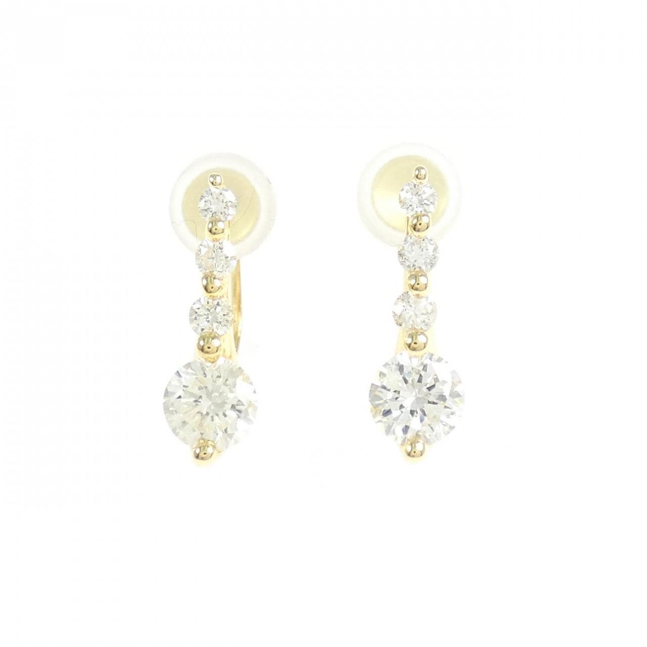 K18YG ダイヤモンド イヤリング 0.90CT
