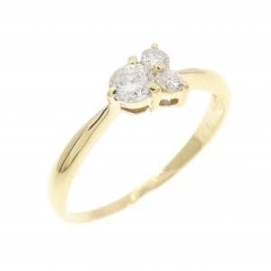 K18YG ダイヤモンド リング 0.21CT