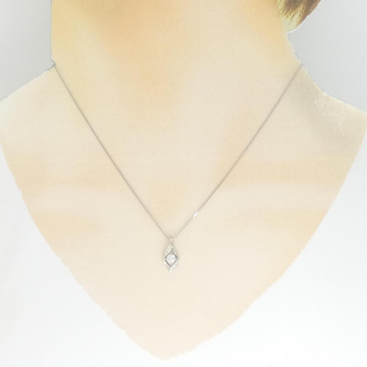 PT900/PT850 ダイヤモンド ネックレス 0.195CT