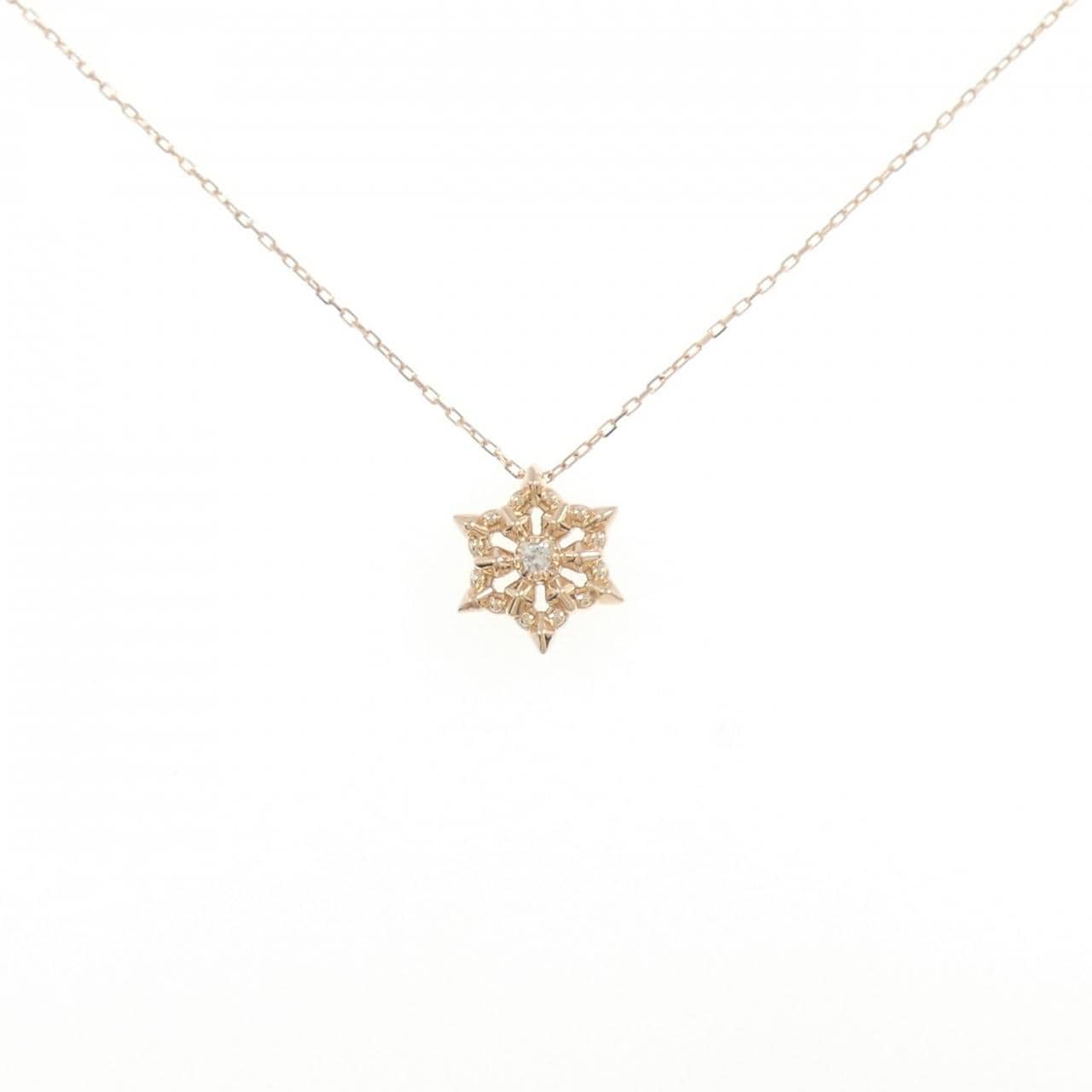 K10PG ダイヤモンド ネックレス 0.01CT