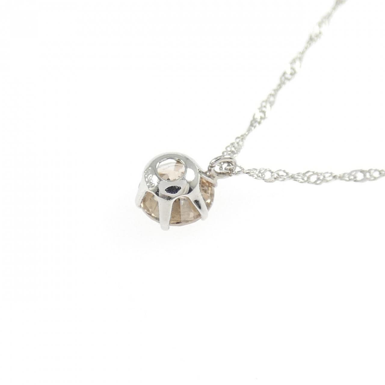 PT900/PT850 ソリティア ダイヤモンド ネックレス 0.37CT