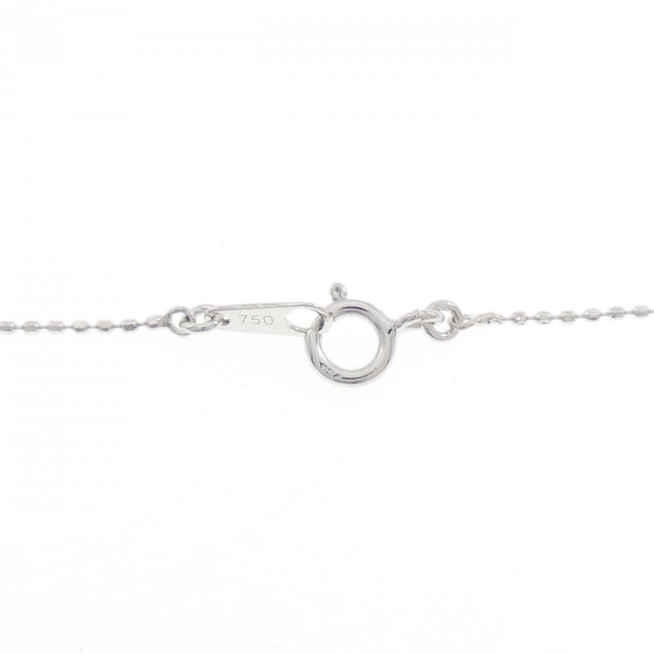 K18WG/750WG ペリドット ネックレス 2.46CT