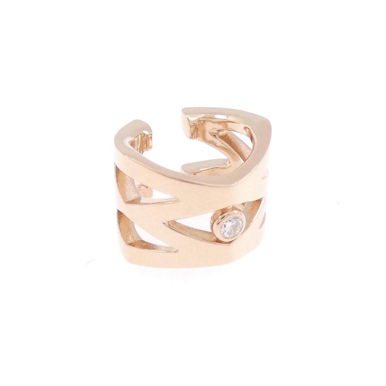 ミキモト ダイヤモンド イヤーカフ 0.04CT 片耳