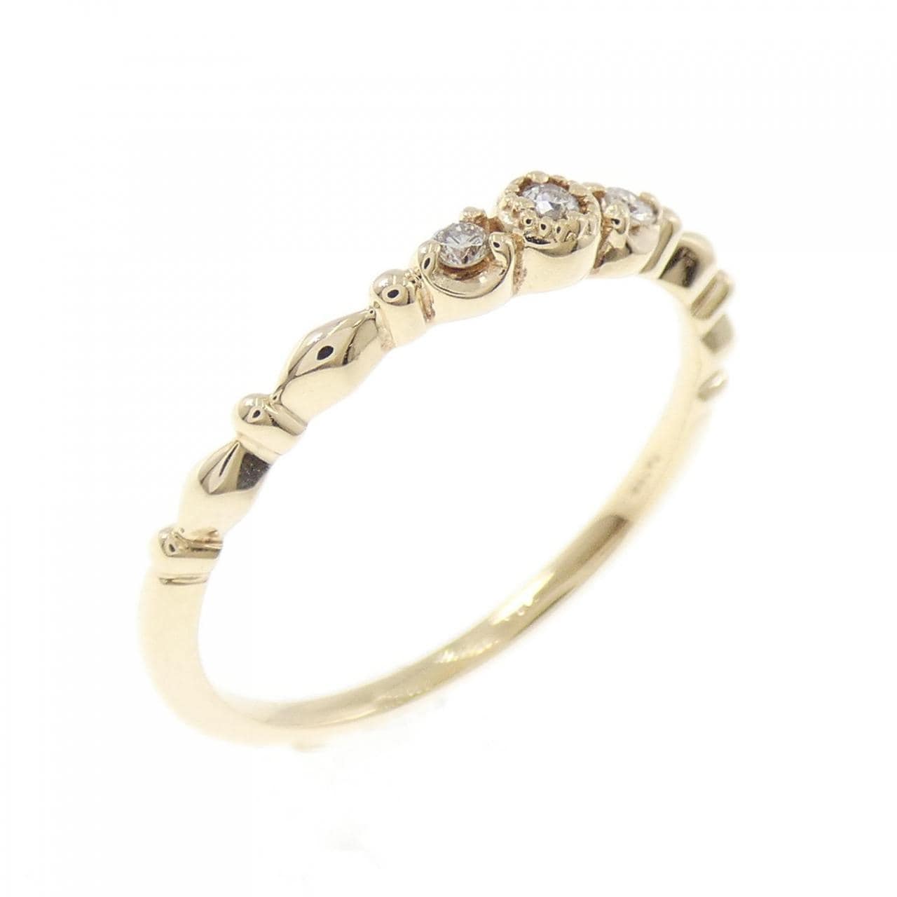 アガット ダイヤモンド リング 0.04CT