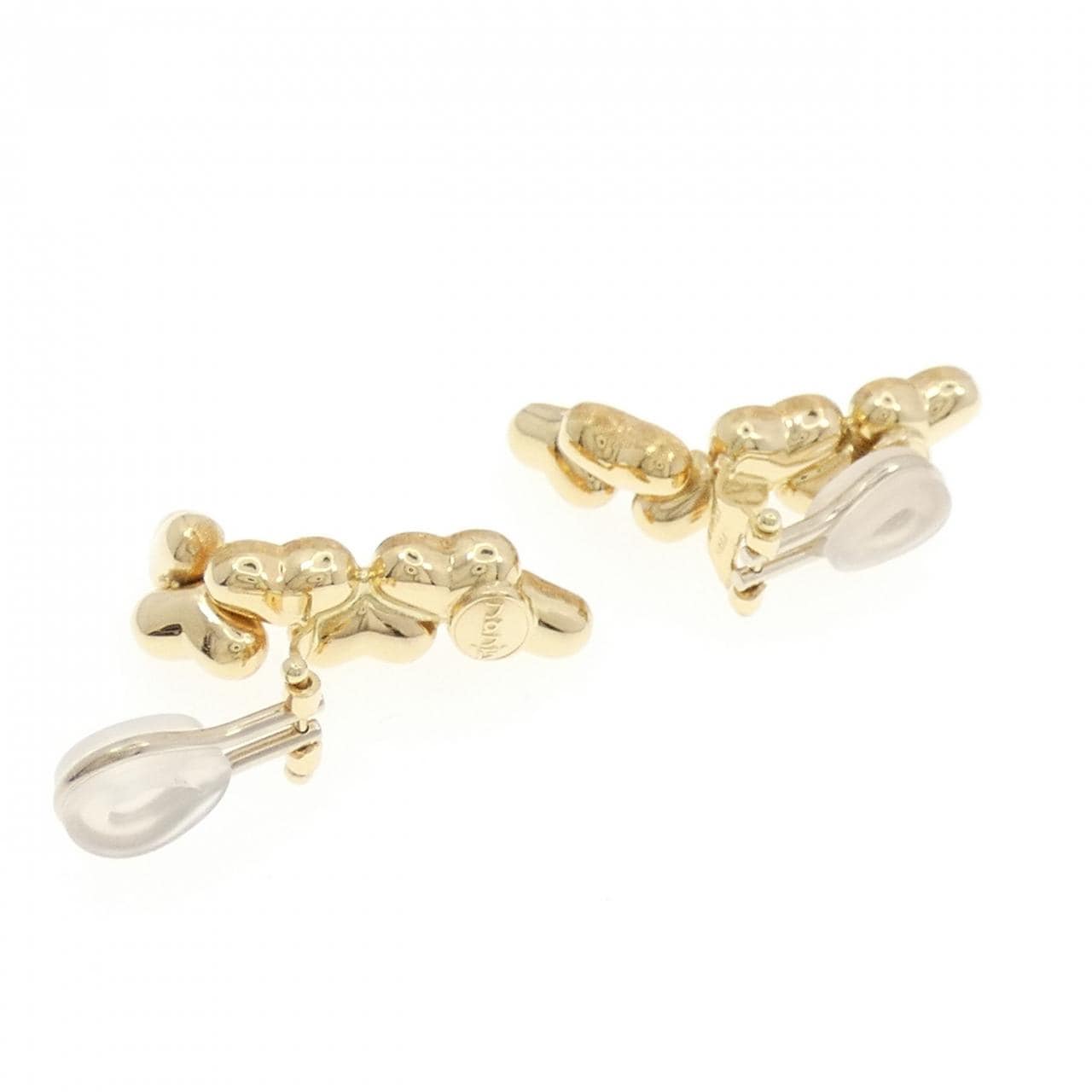 Nanis 750YG Heart Earrings