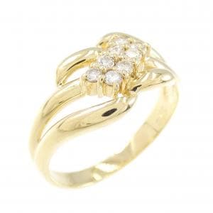 K18YG ダイヤモンド リング 0.18CT