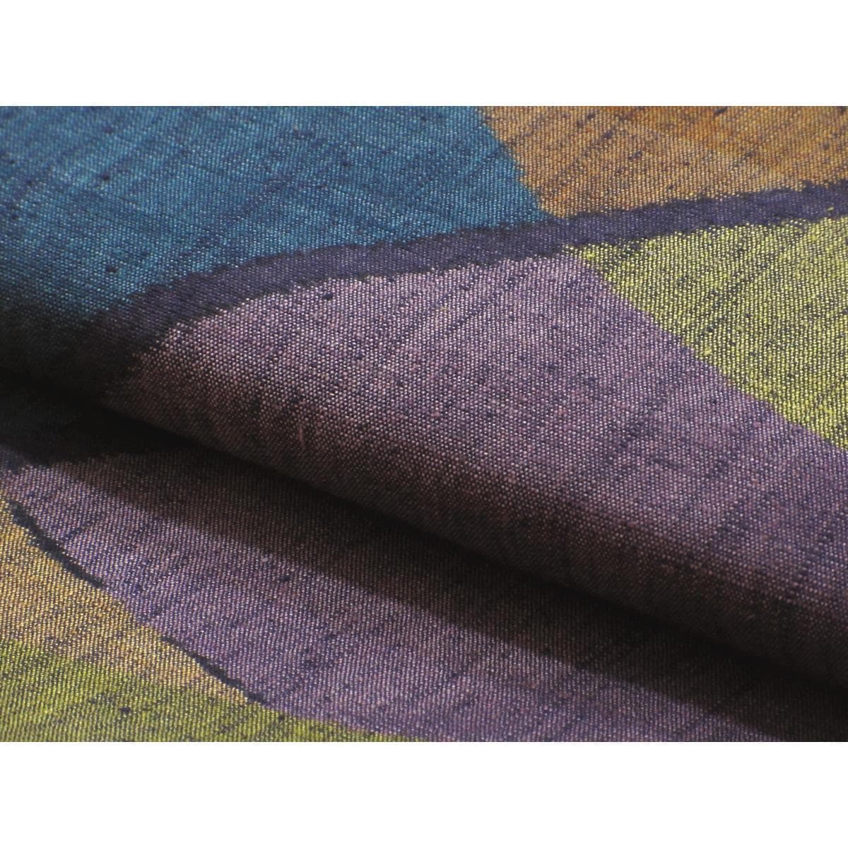 袋帯　紬織　全通柄