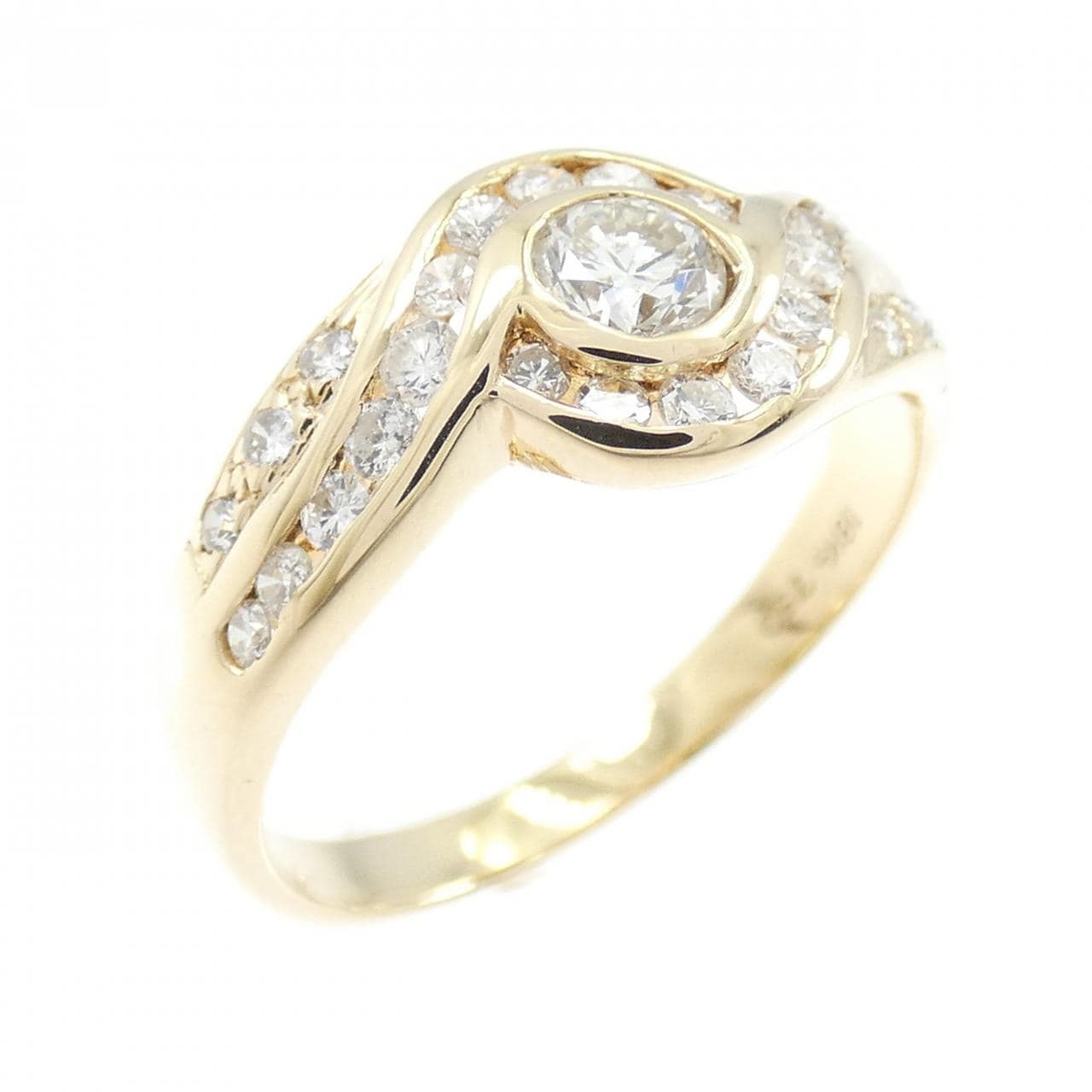 750YG ダイヤモンド リング