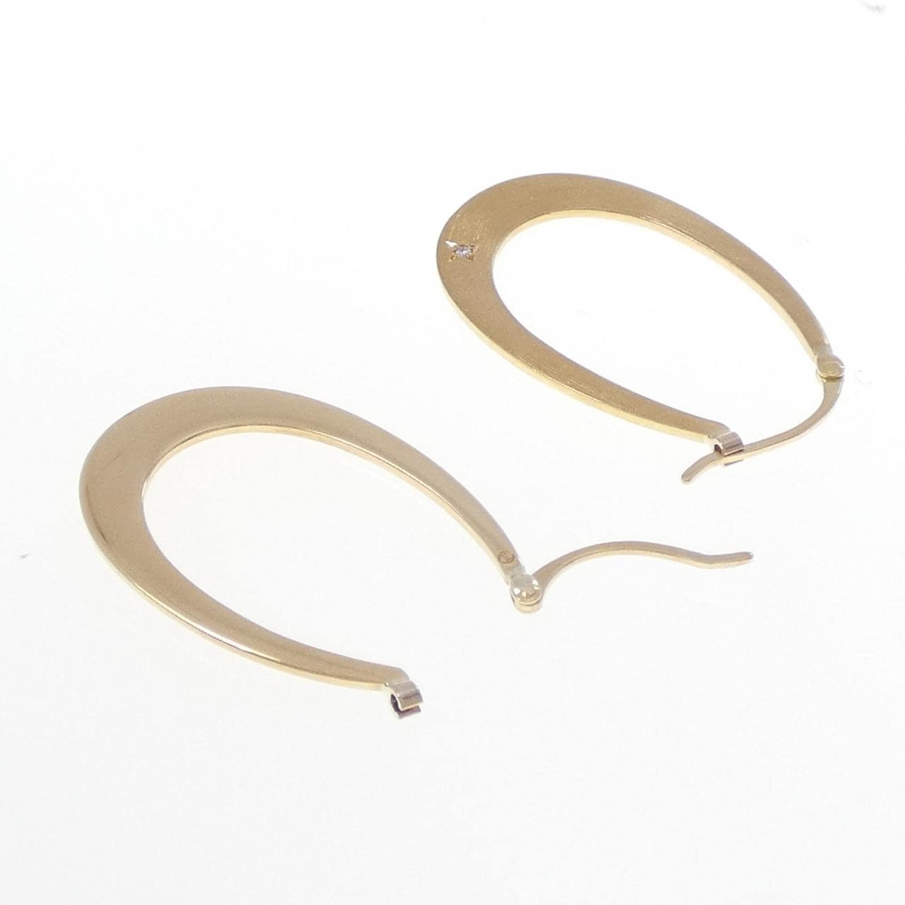 750YG ダイヤモンド ピアス