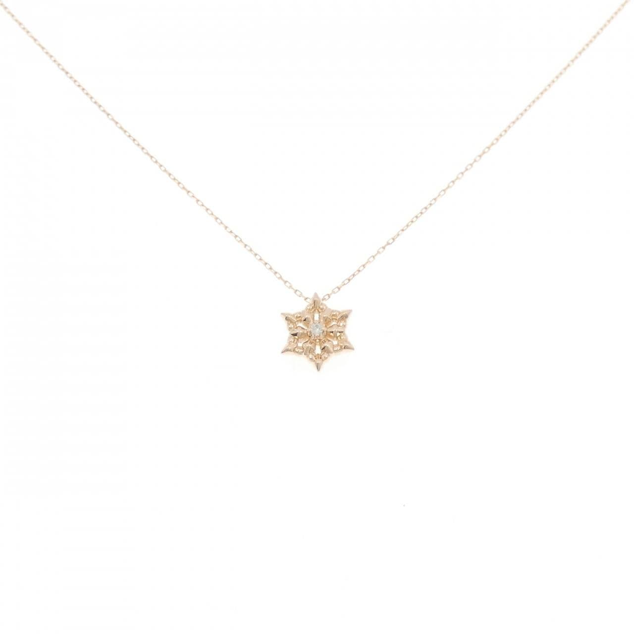 K10PG ダイヤモンド ネックレス 0.01CT