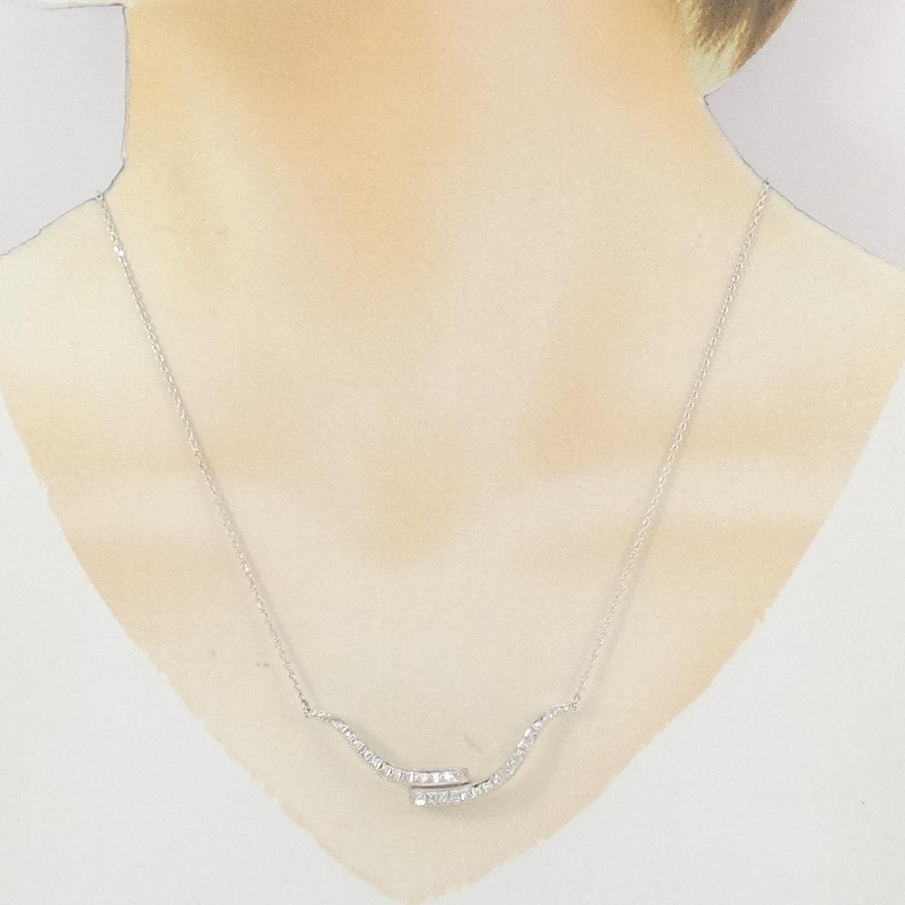 PT900/PT850 ダイヤモンド ネックレス 0.20CT