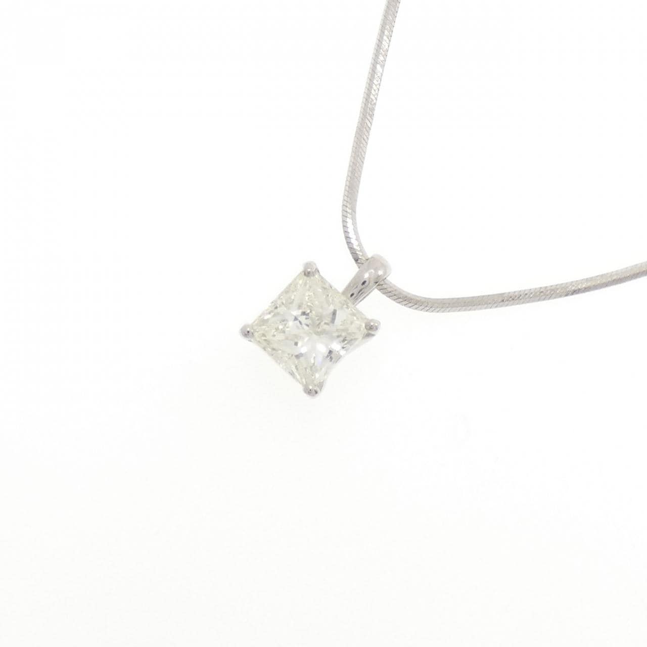 PT900/PT850 ダイヤモンド ネックレス 1.005CT L SI2 ファンシーカット