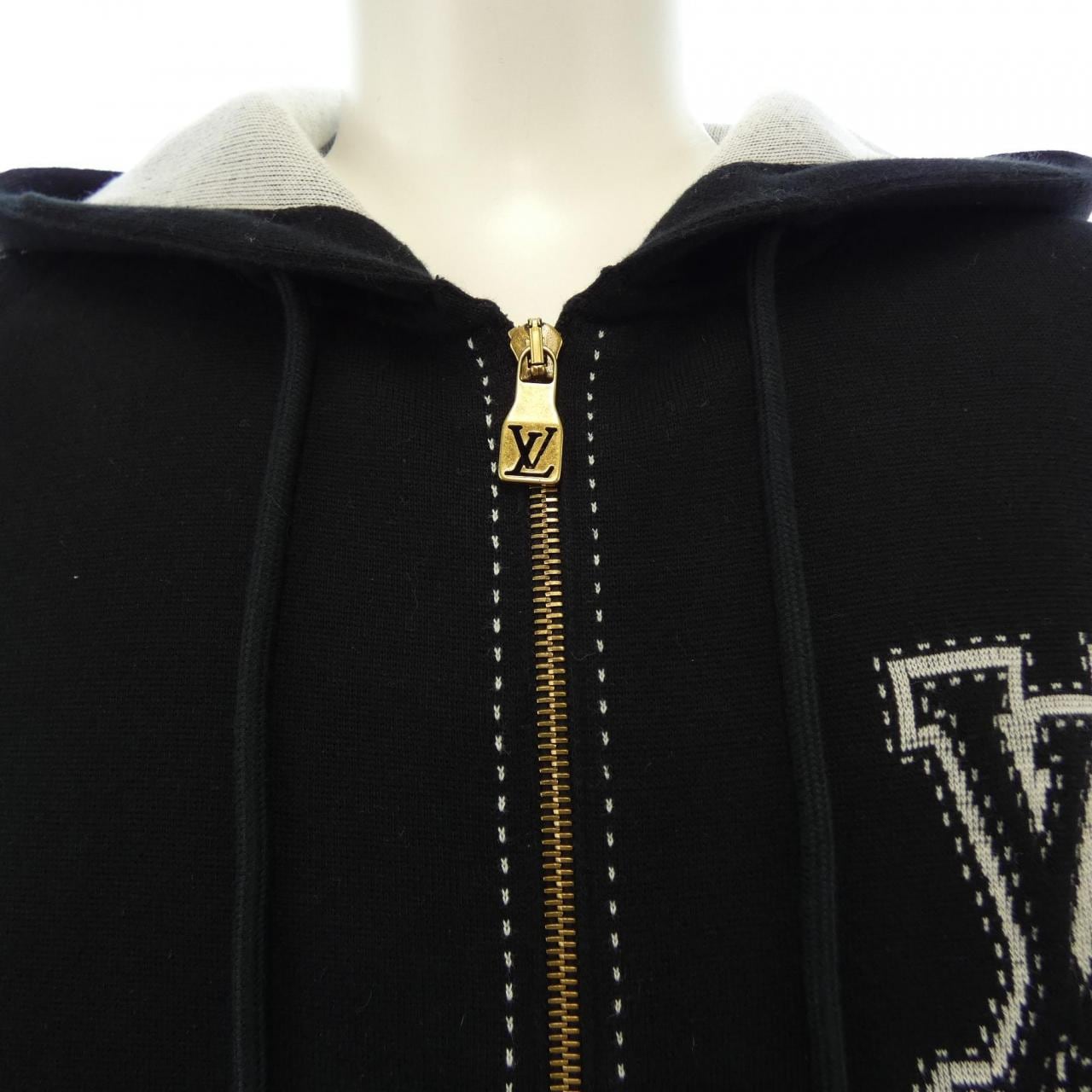 ルイヴィトン LOUIS VUITTON グラフィックインターシャジップコットンフーディ HRN89WAUR パーカー