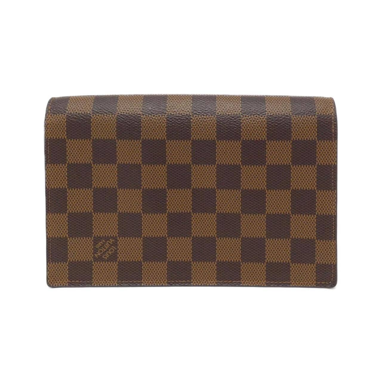 LOUIS VUITTON Damier Portefeuil Vavin 链条 N60237 链条钱包