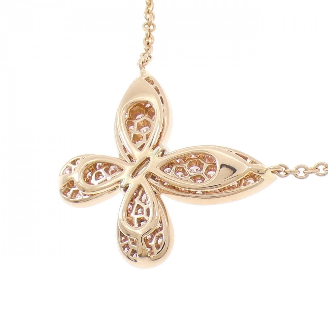 グラフ バタフライ パヴェ ネックレス