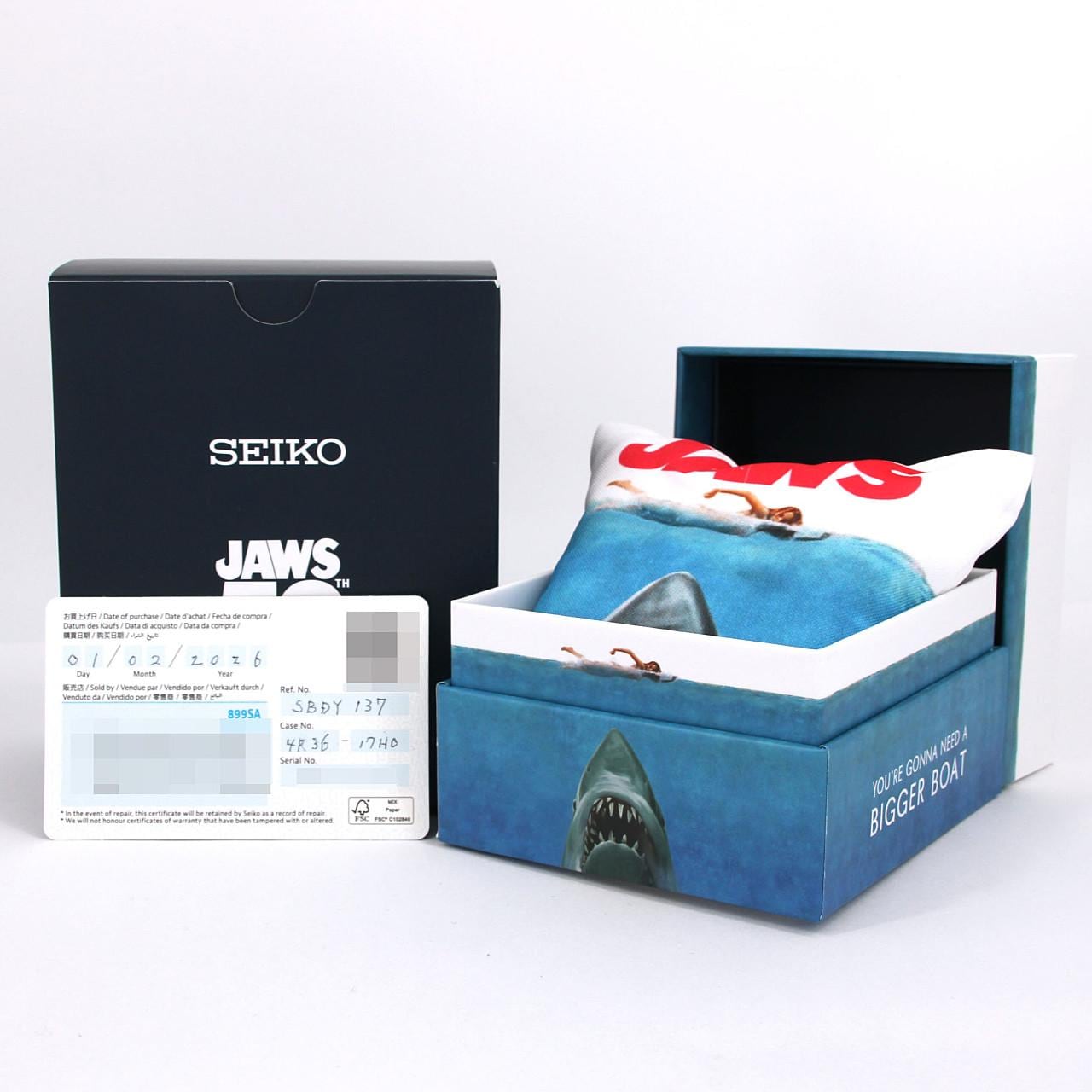 セイコー プロスペックス JAWS LTD 4R36-17H0/SBDY137 SS 自動巻