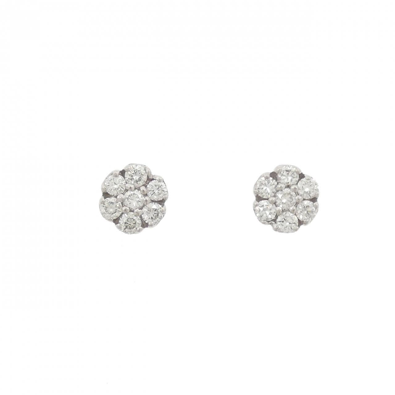 PONTE VECCHIO flower Diamond earrings 0.44CT