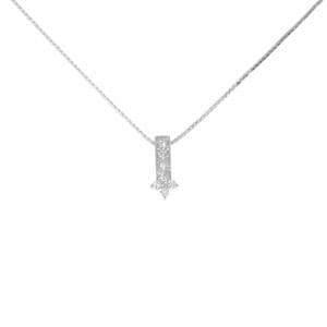 K18WG/750WG ダイヤモンド ネックレス