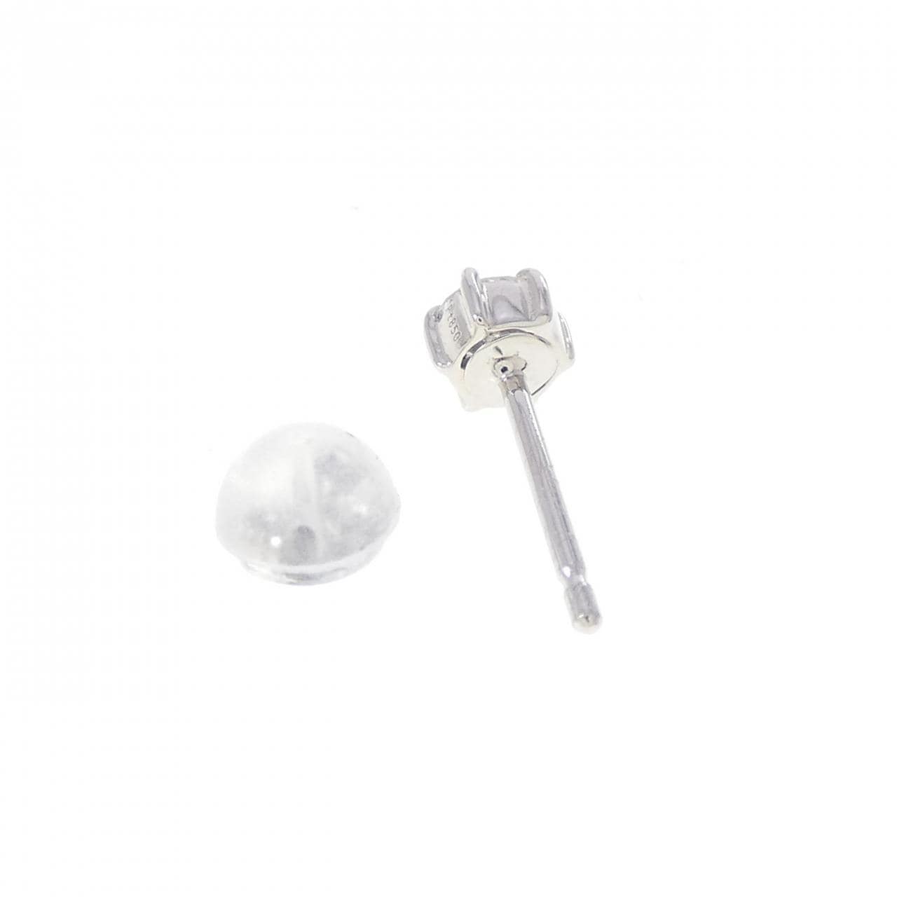 PT850/PT900 ダイヤモンド ピアス 0.207CT D SI1 VG 片耳