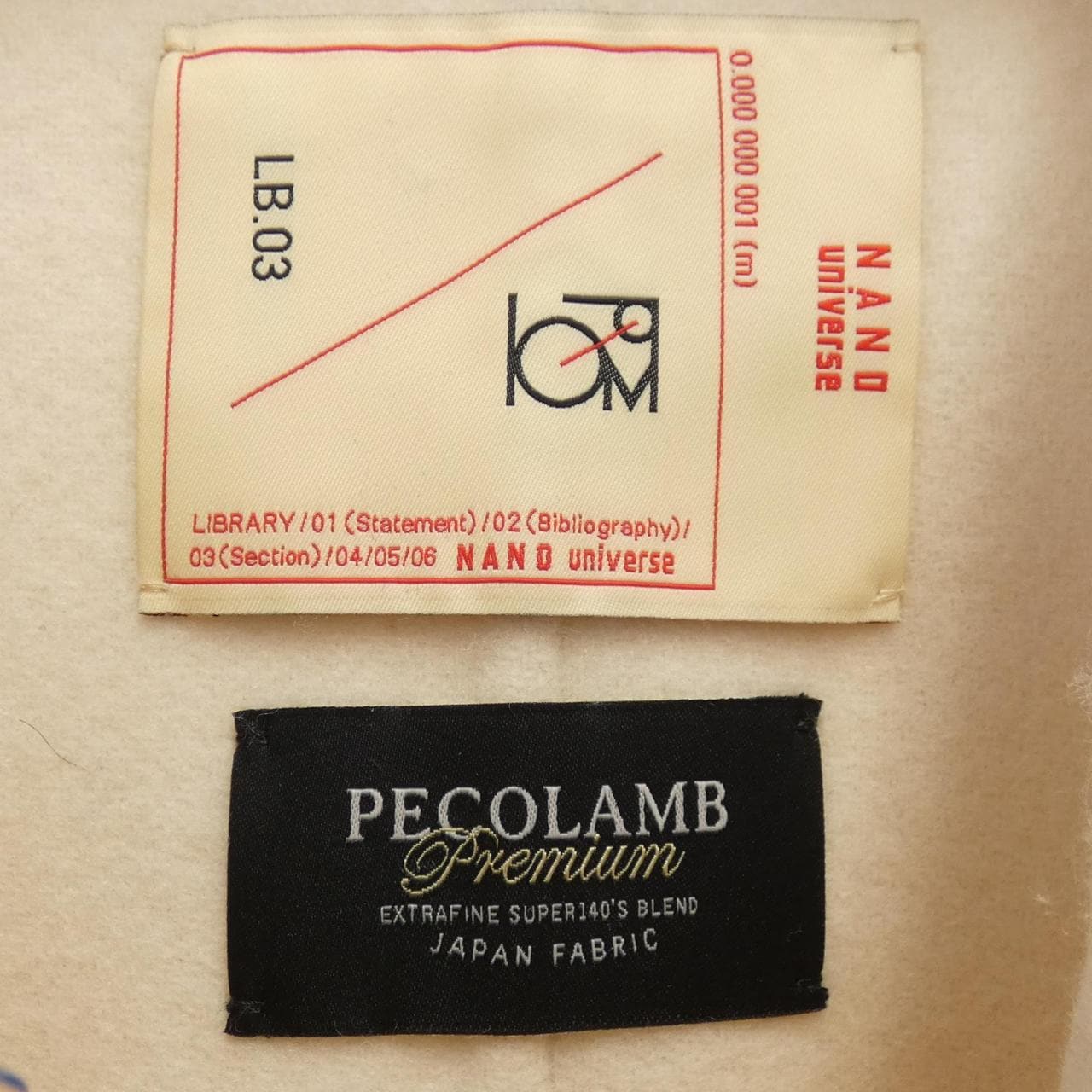 ナノユニバース NANO UNIVERSE コート