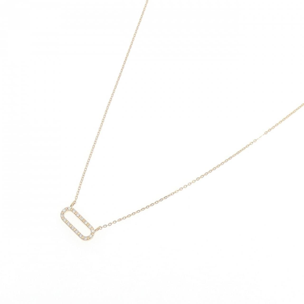 K18YG ダイヤモンド ネックレス 0.05CT