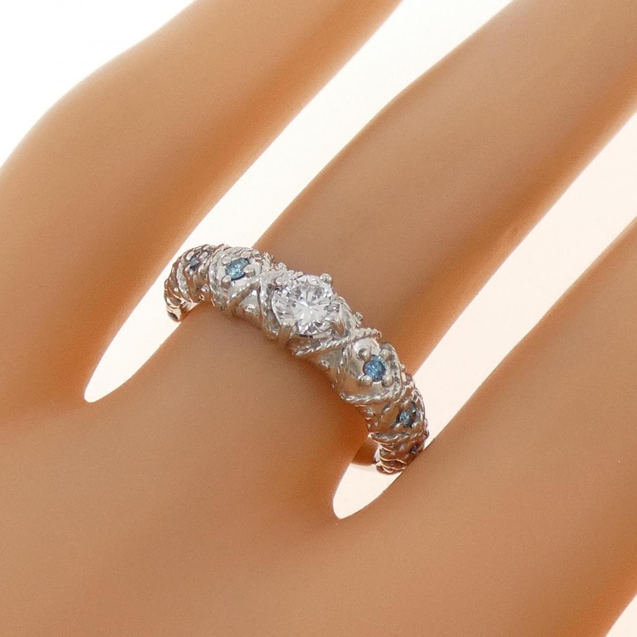 PT900 ダイヤモンド リング 0.22CT
