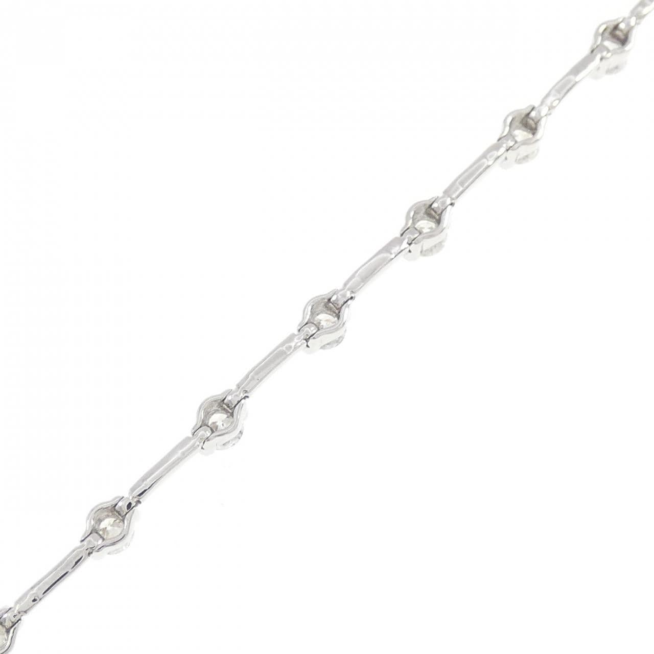 K18WG ダイヤモンド ブレスレット 1.67CT