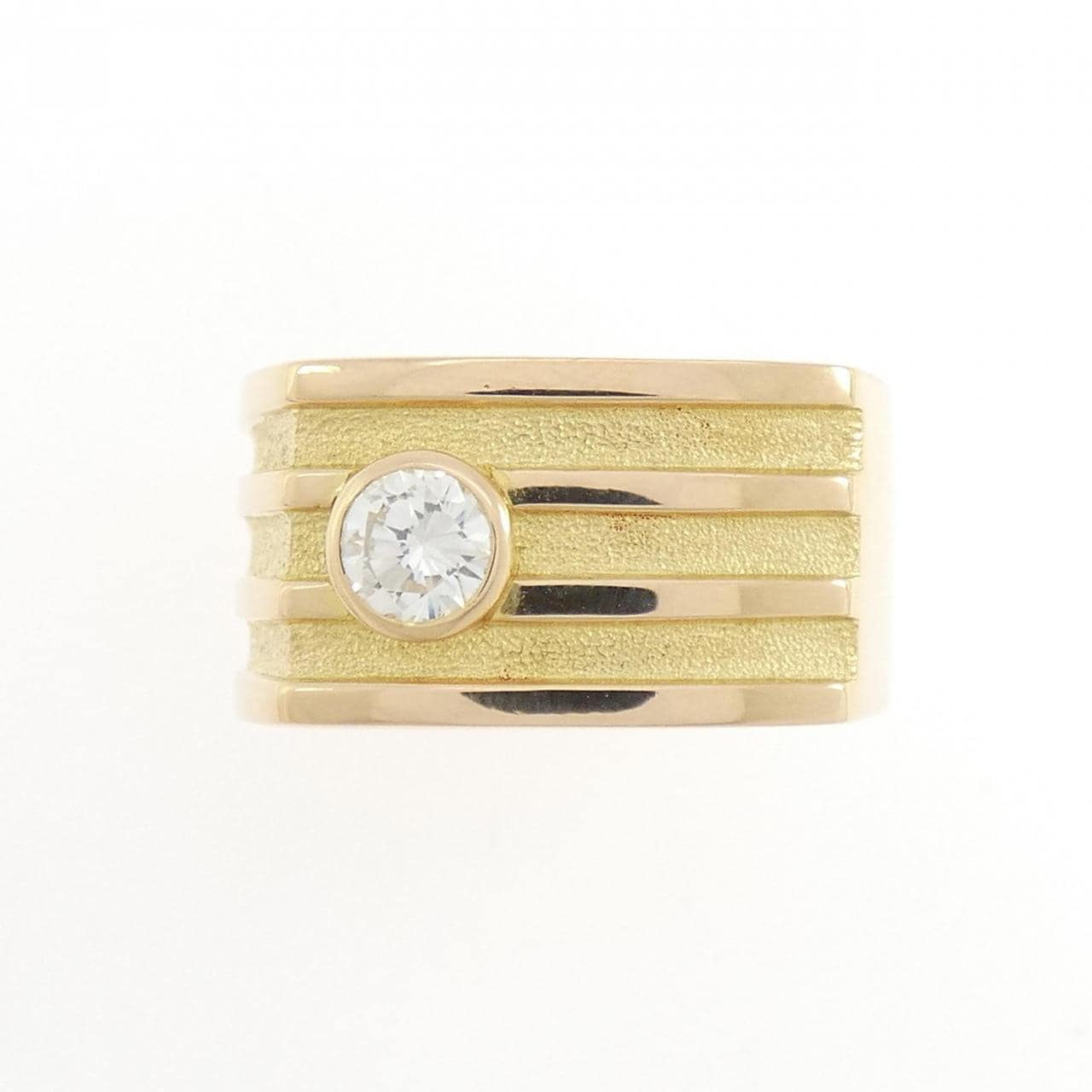 K18YG ダイヤモンド リング 0.323CT