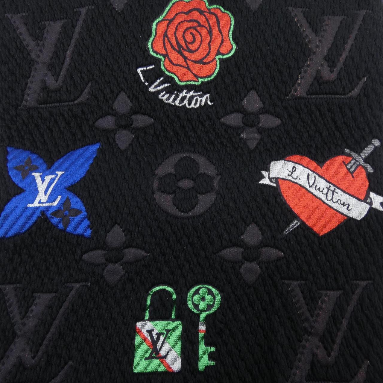 ルイヴィトン LOUIS VUITTON エシャルプ ロゴマニア LVストーリーズ M71060 MUFFLER