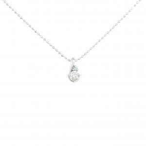 K18WG ダイヤモンド ネックレス 0.11CT