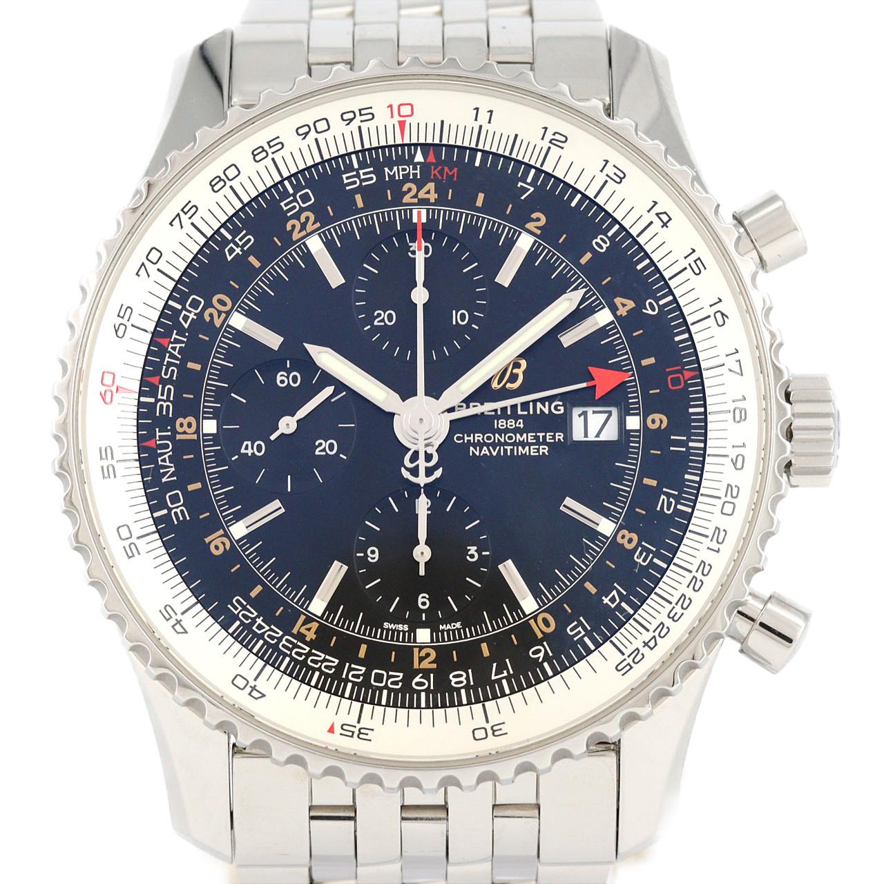ブライトリング ナビタイマークロノグラフGMT46 A24322/A242B-2NP SS 自動巻