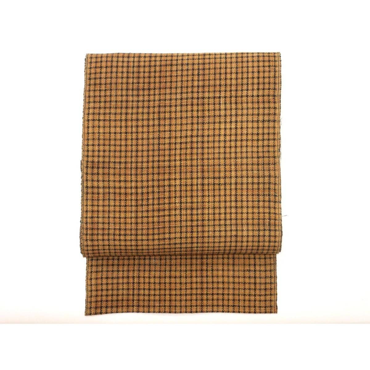 【未使用品】夏名古屋帯　全通柄【科布】
