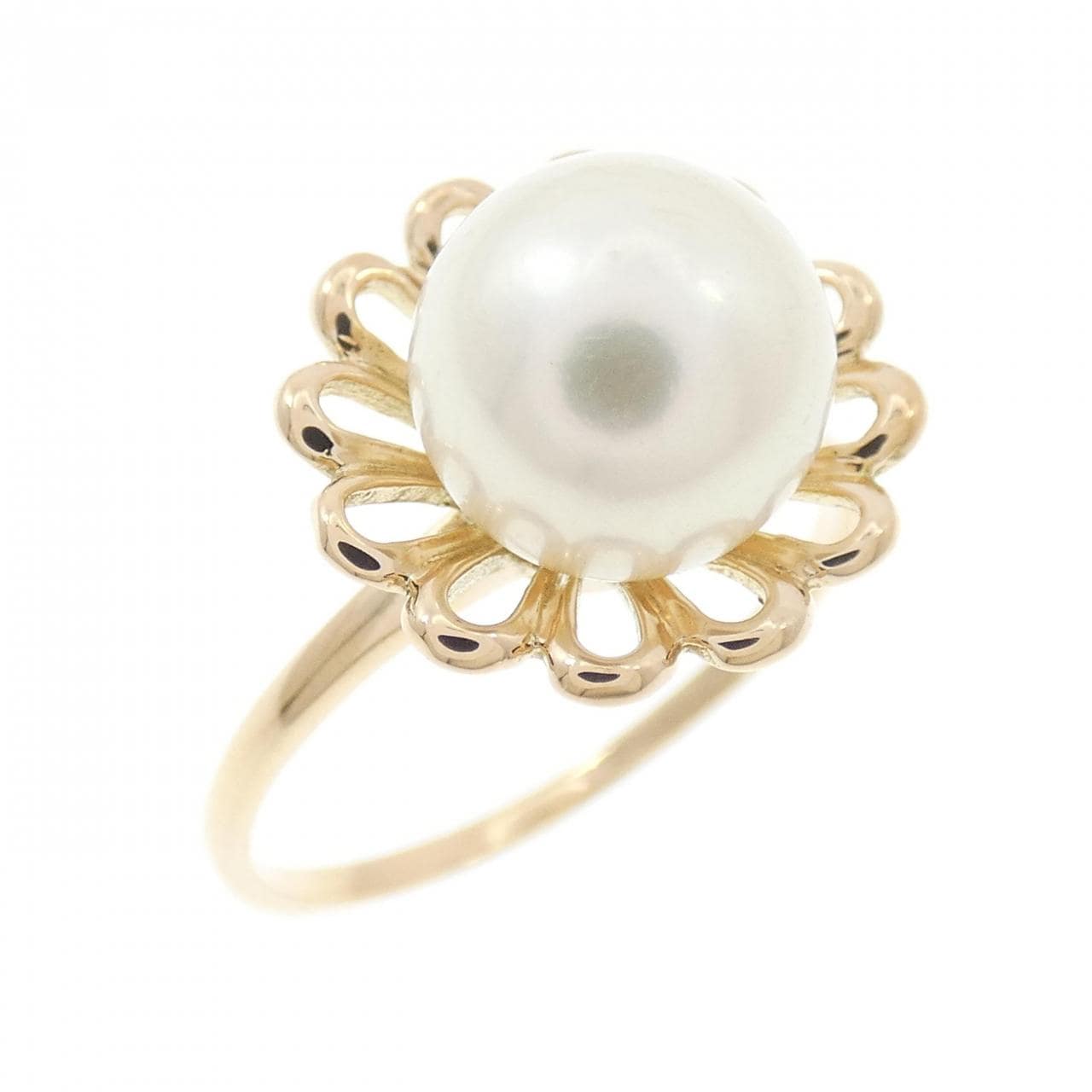 K18YG アコヤパール リング 8.2mm