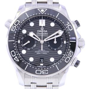 【新品】オメガ　２１０．３０．４４．５１．０１．００１　シーマスターダイバー３００Ｍクロノ　自動巻