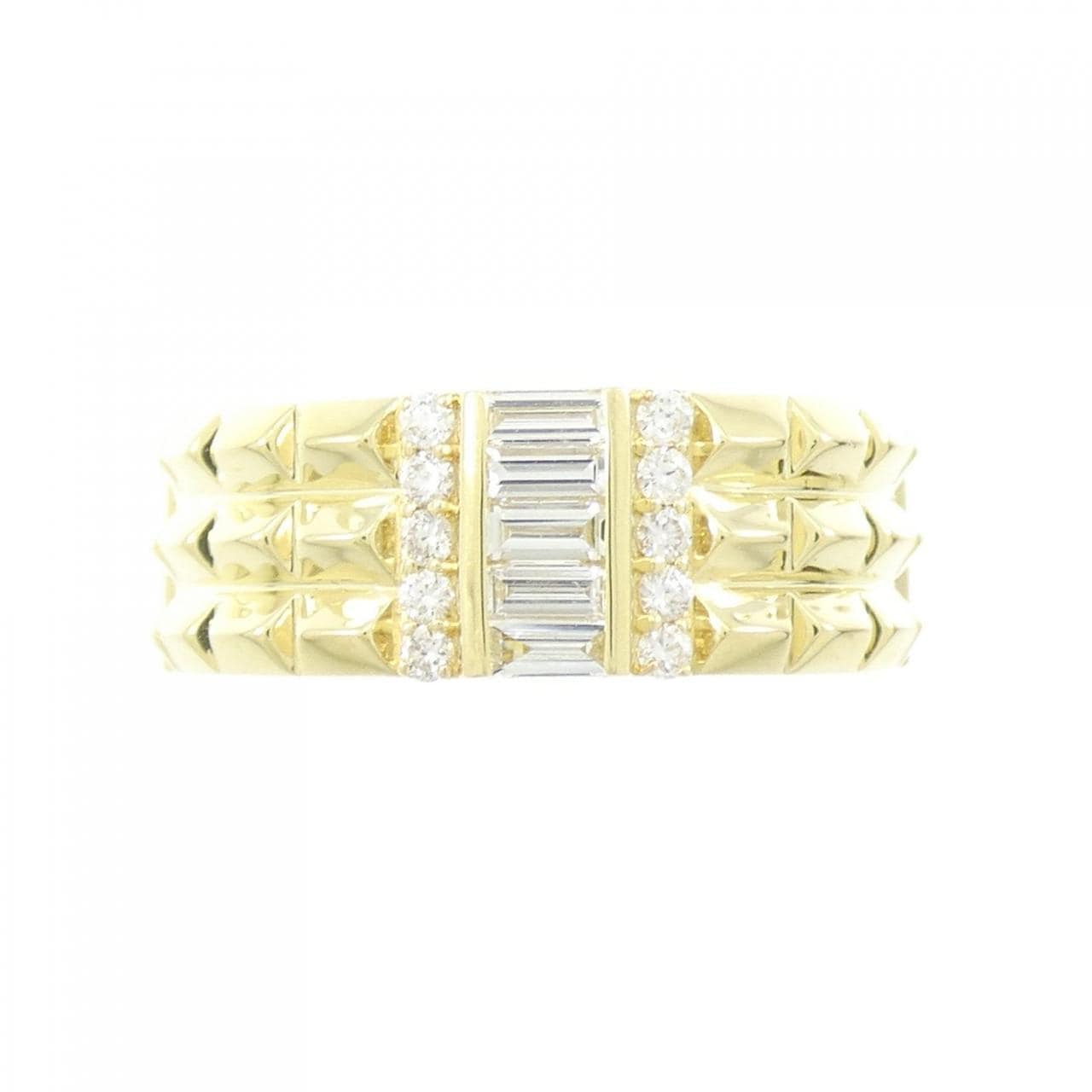 【新品】K18YG ダイヤモンド リング 0.45CT