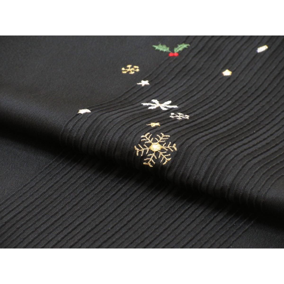 【新品】帯揚　クリスマス