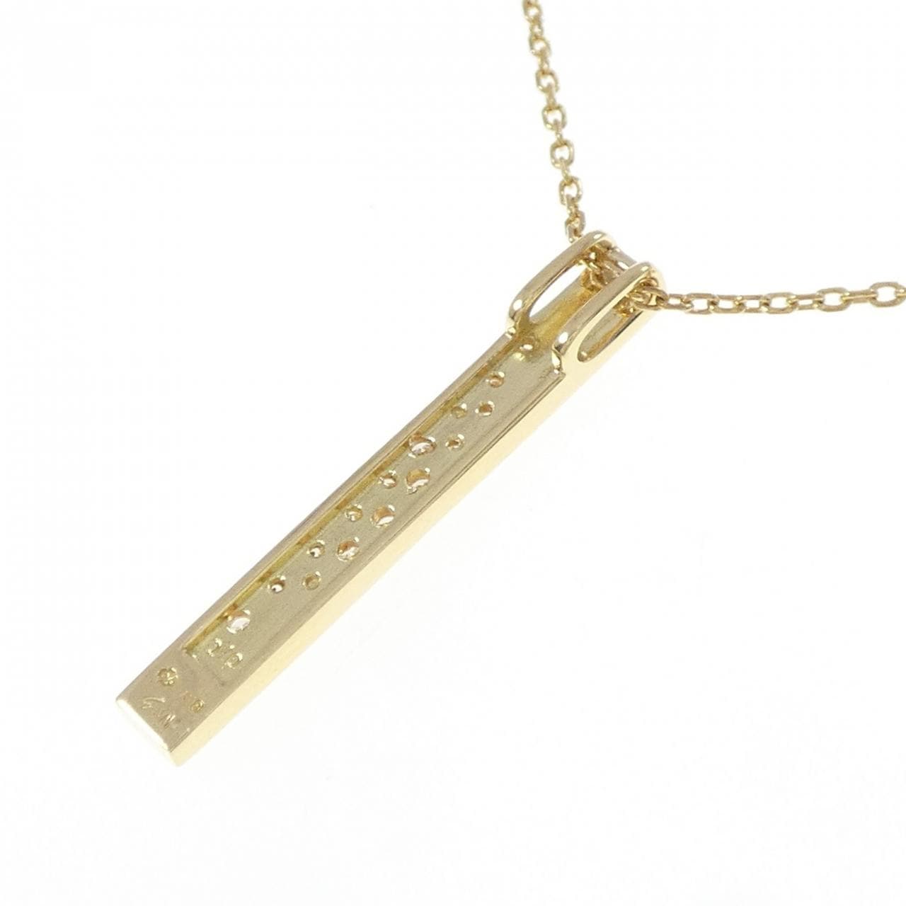 K18YG ダイヤモンド ネックレス 0.10CT