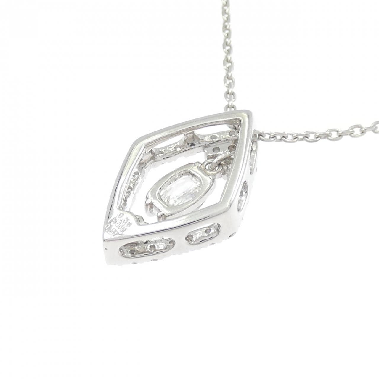 PT900/PT850 ダイヤモンド ネックレス 0.30CT