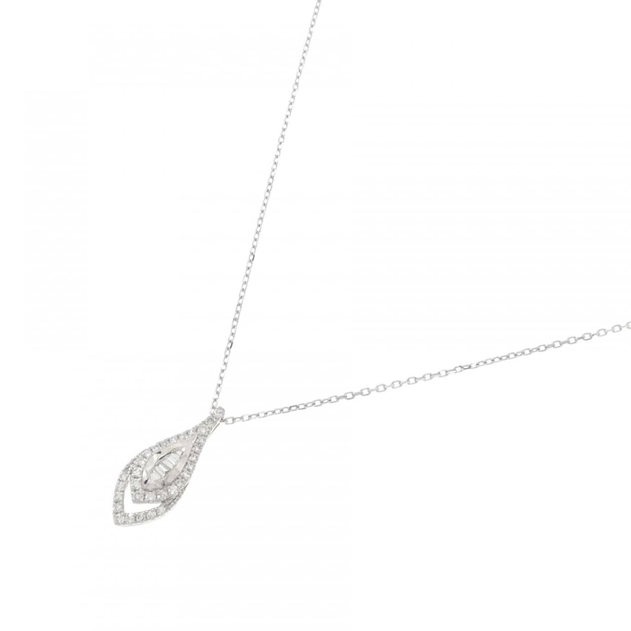 PT950/PT850 ダイヤモンド ネックレス 0.15CT