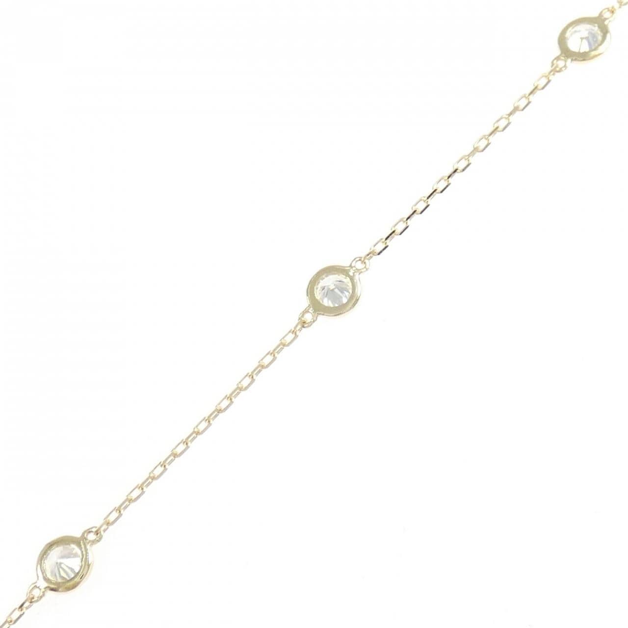 【リメイク】K10YG ダイヤモンド ブレスレット 0.25CT