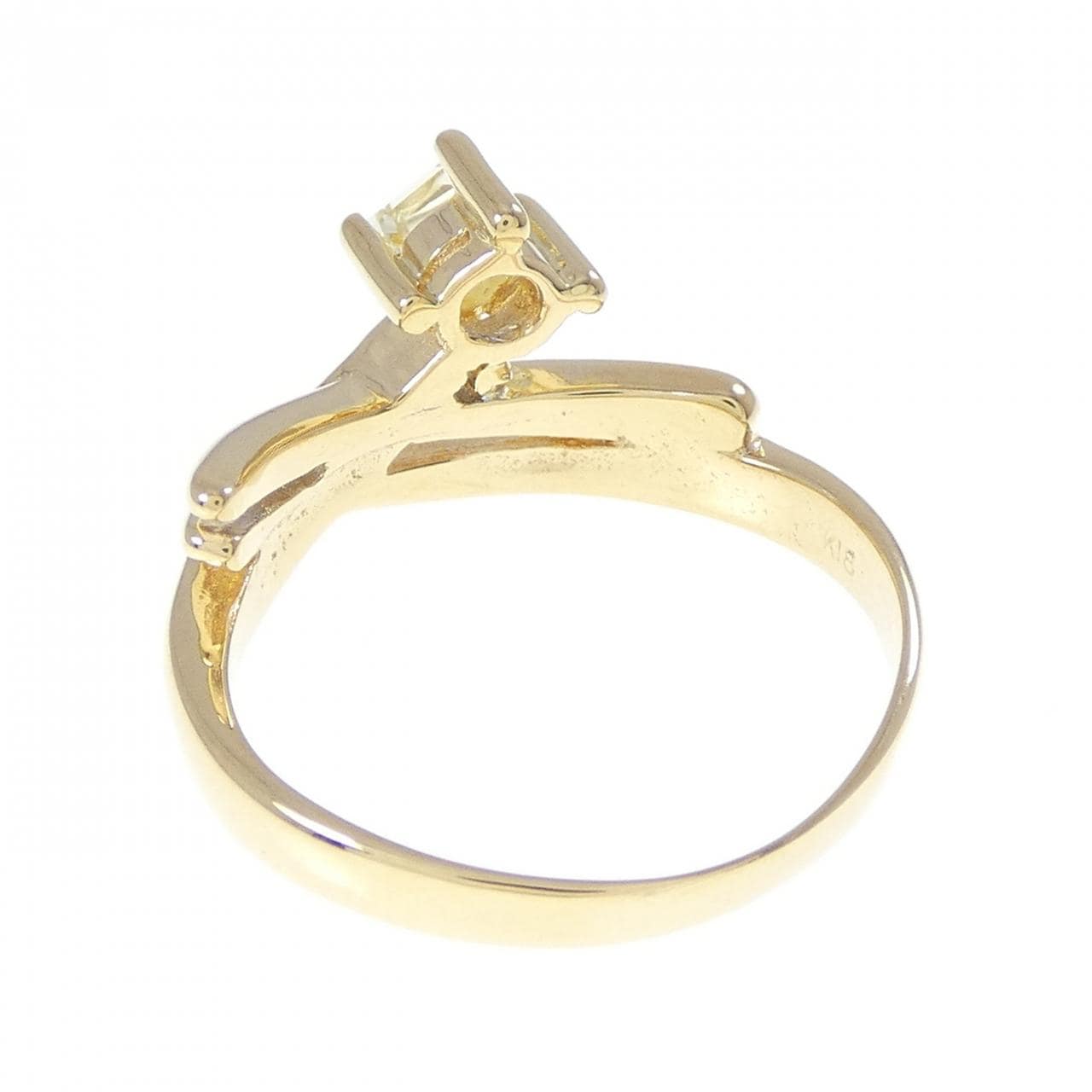 K18YG ダイヤモンド リング