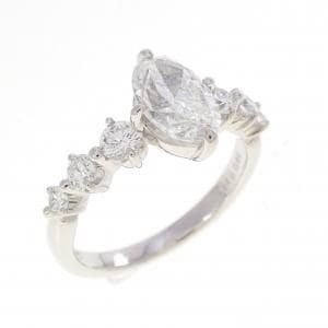 PT900 ダイヤモンド リング 1.146CT G SI1 オーバルカット
