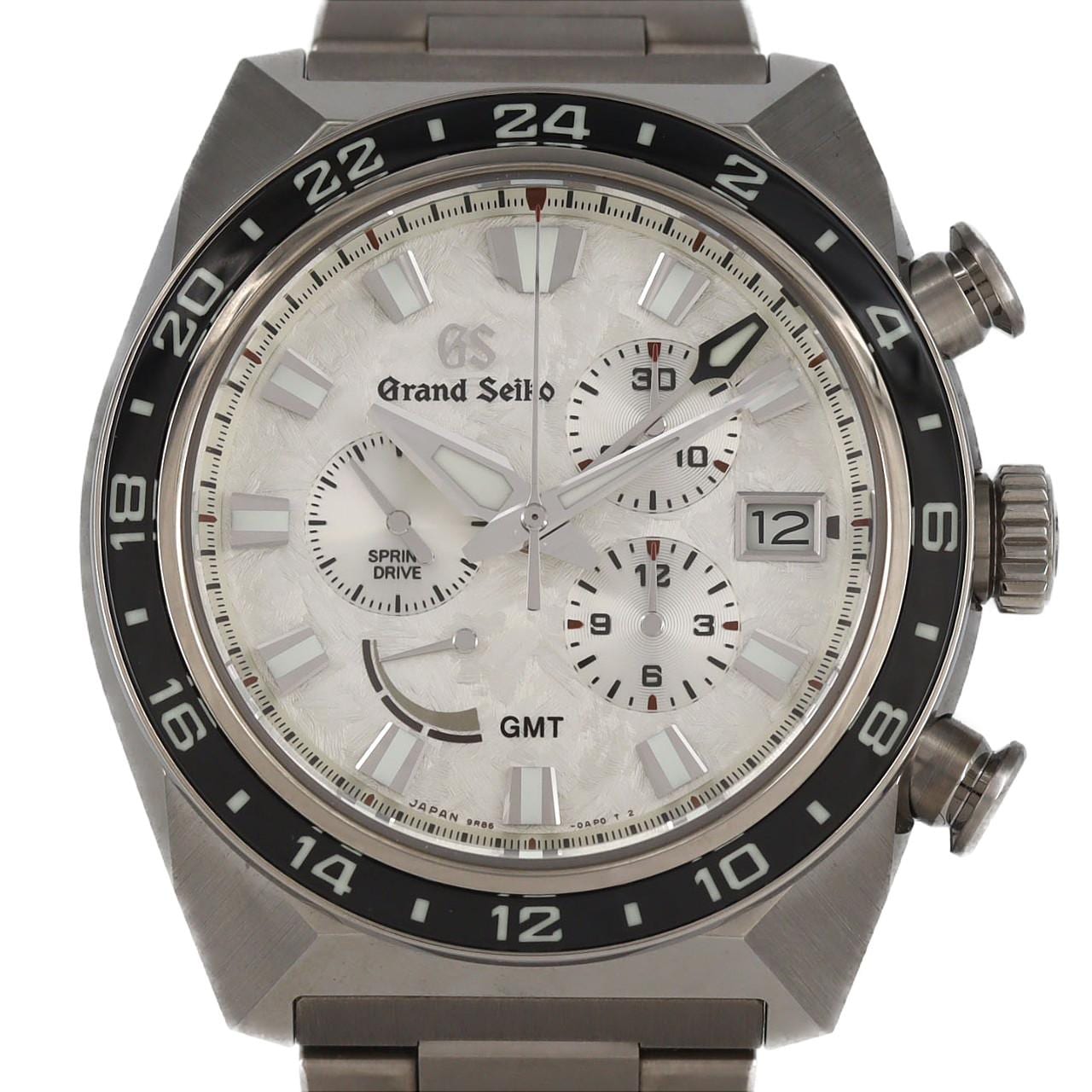 セイコー グランドセイコースポーツコレクションスプリングドライブクロノGMT 9R86-0AN0/SBGC253 TI 自動巻