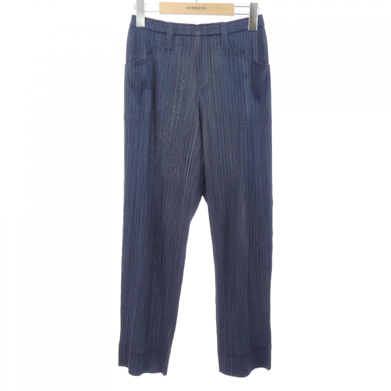 プリーツプリーズ PLEATS PLEASE 2011 デニム転写プリント PP13-JF584 7566082 パンツ